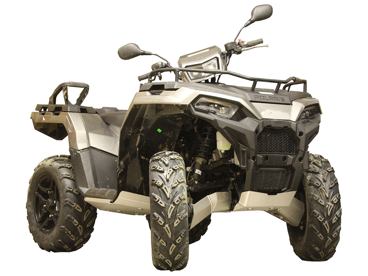 Skid plate full set (aluminium): Polaris Sportsman: 570 SP (2021+):  570 Trail (2021+)