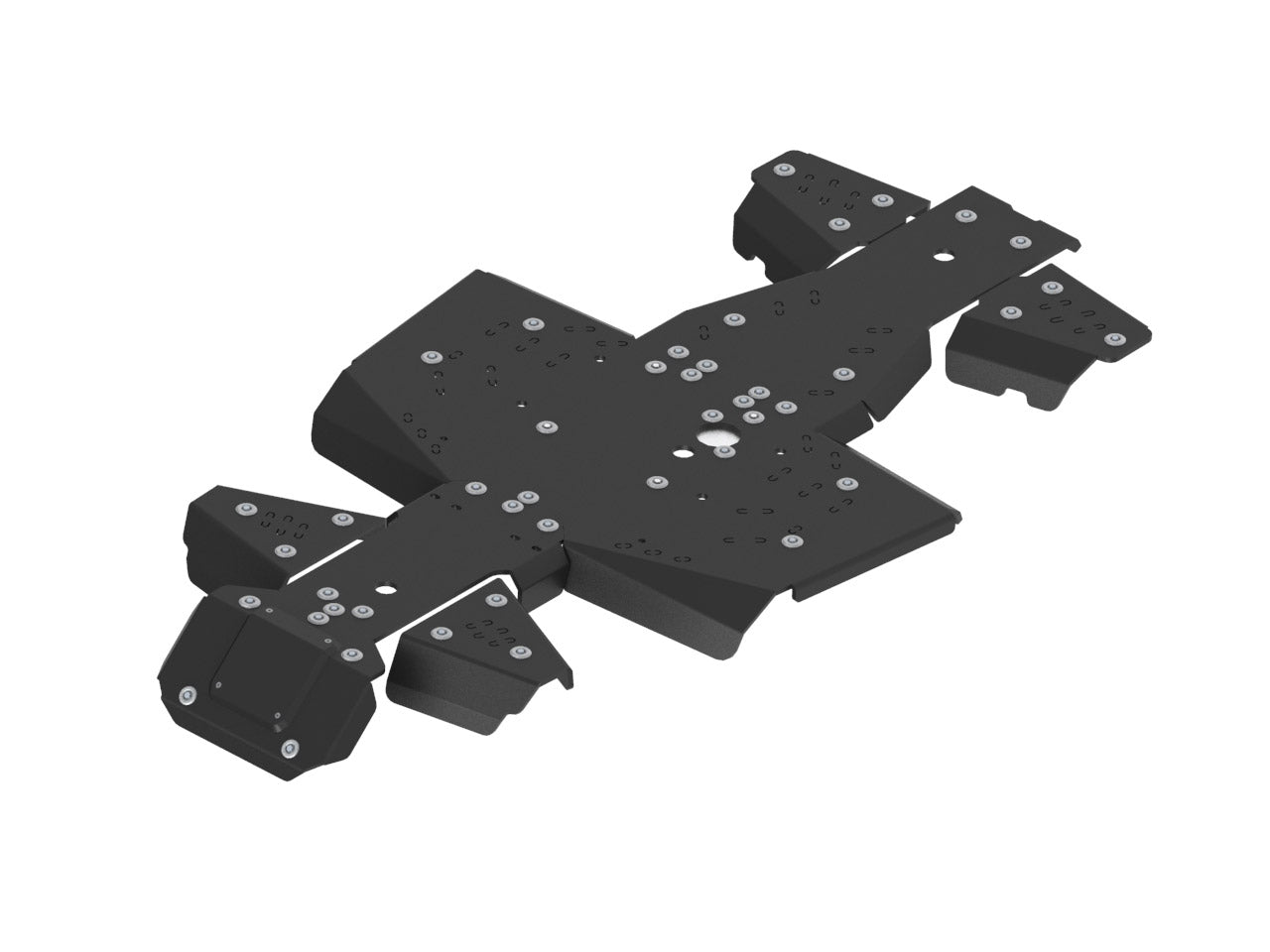 Skid plate full set (HDPE plastic): Segway Snarler AT6 L