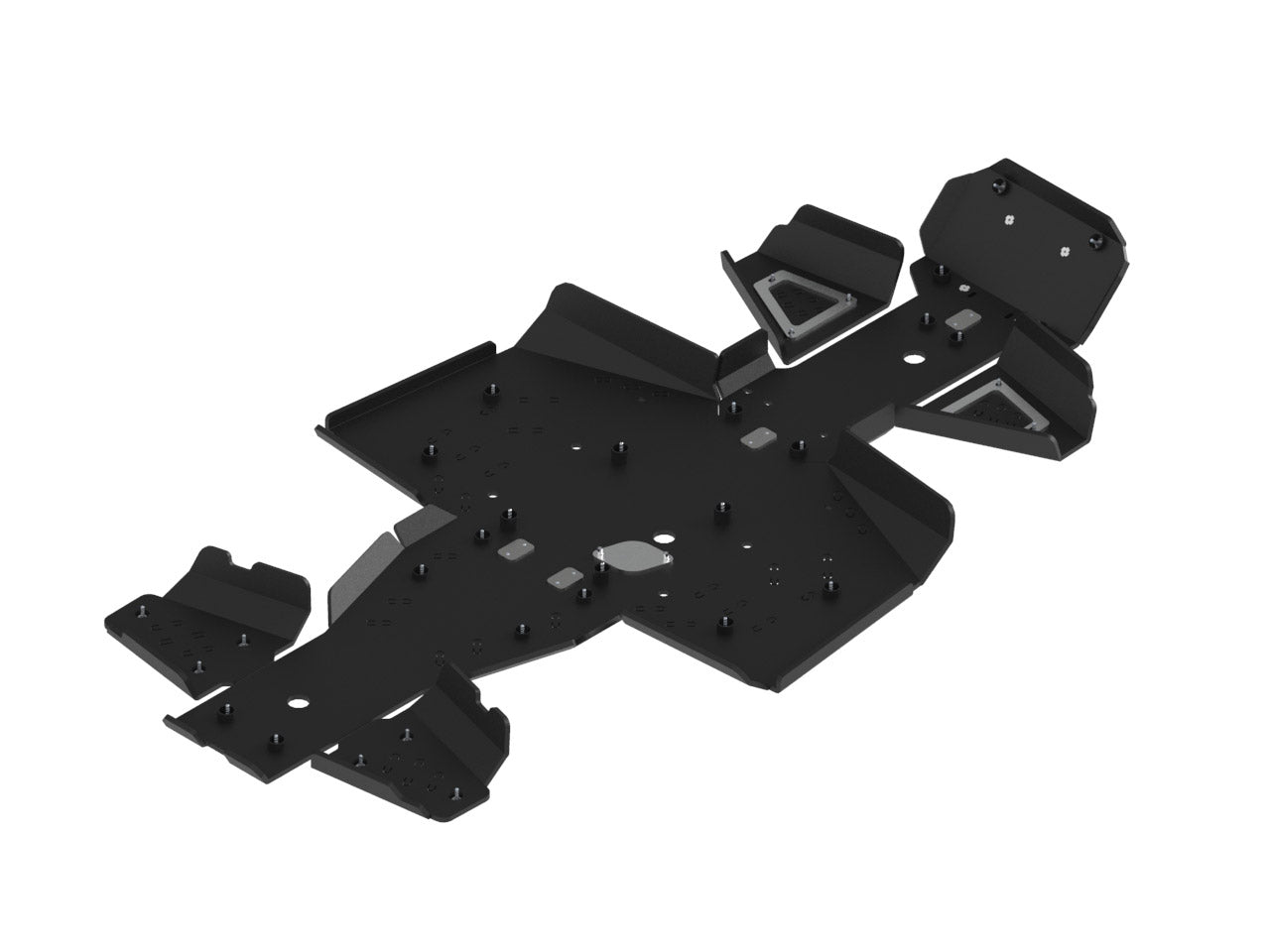 Skid plate full set (HDPE plastic): Segway Snarler AT6 L