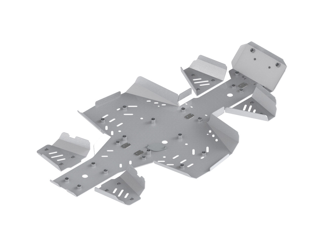 Skid plate full set (aluminium): Segway Snarler AT6 S