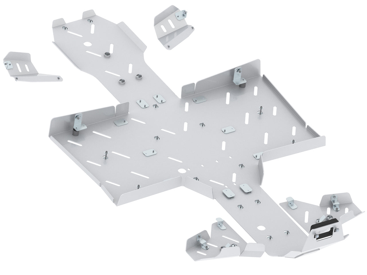 Skid plate full set (aluminium): ODES 650 L / 850 L / 1000 L