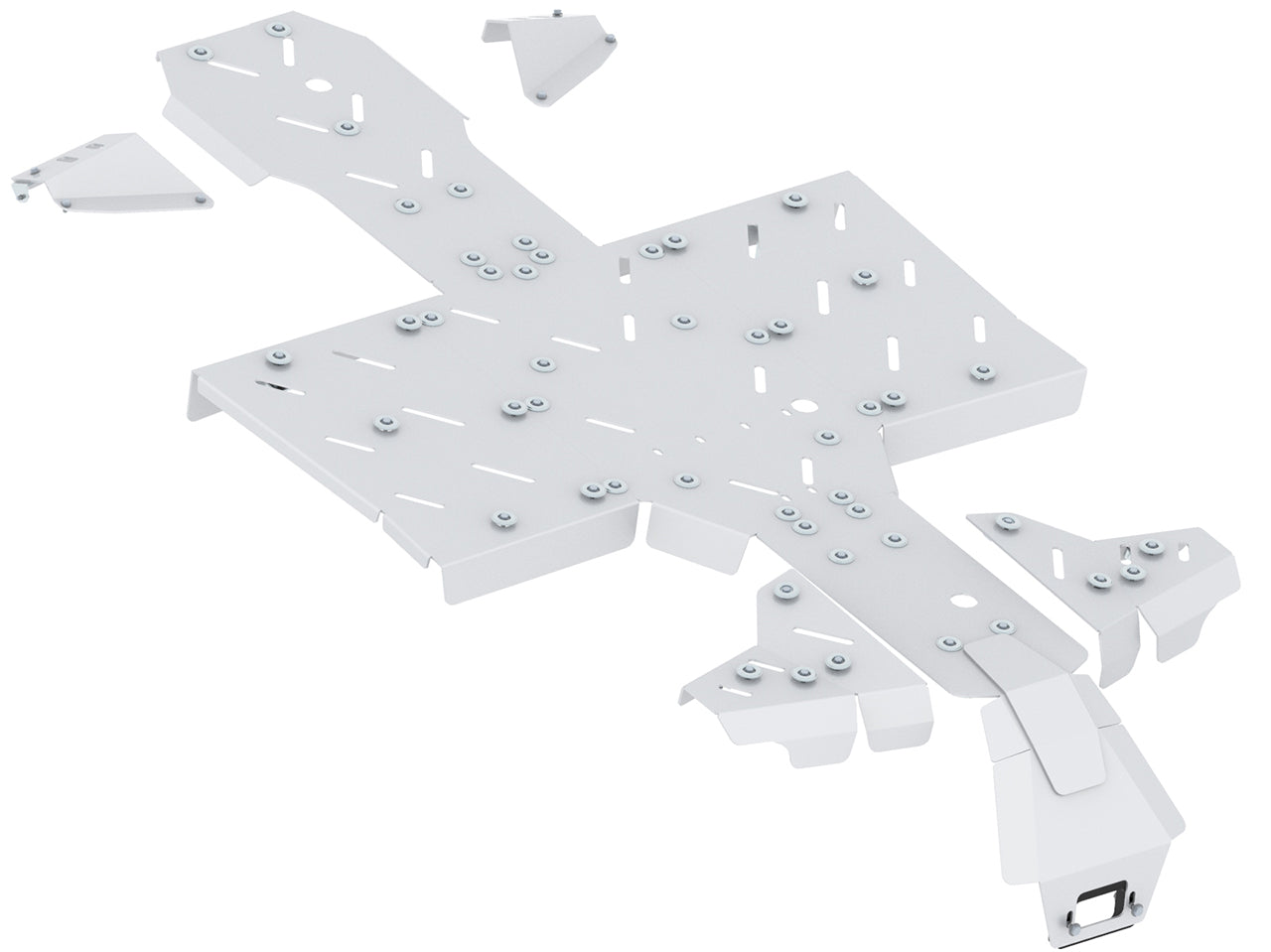 Skid plate full set (aluminium): ODES 650 L / 850 L / 1000 L