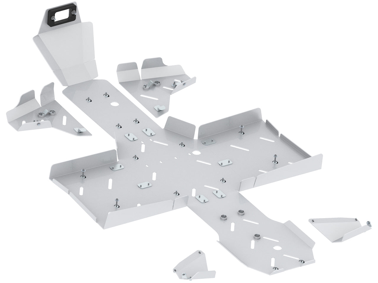 Skid plate full set (aluminium): ODES 650 S / 850 S / 1000 S