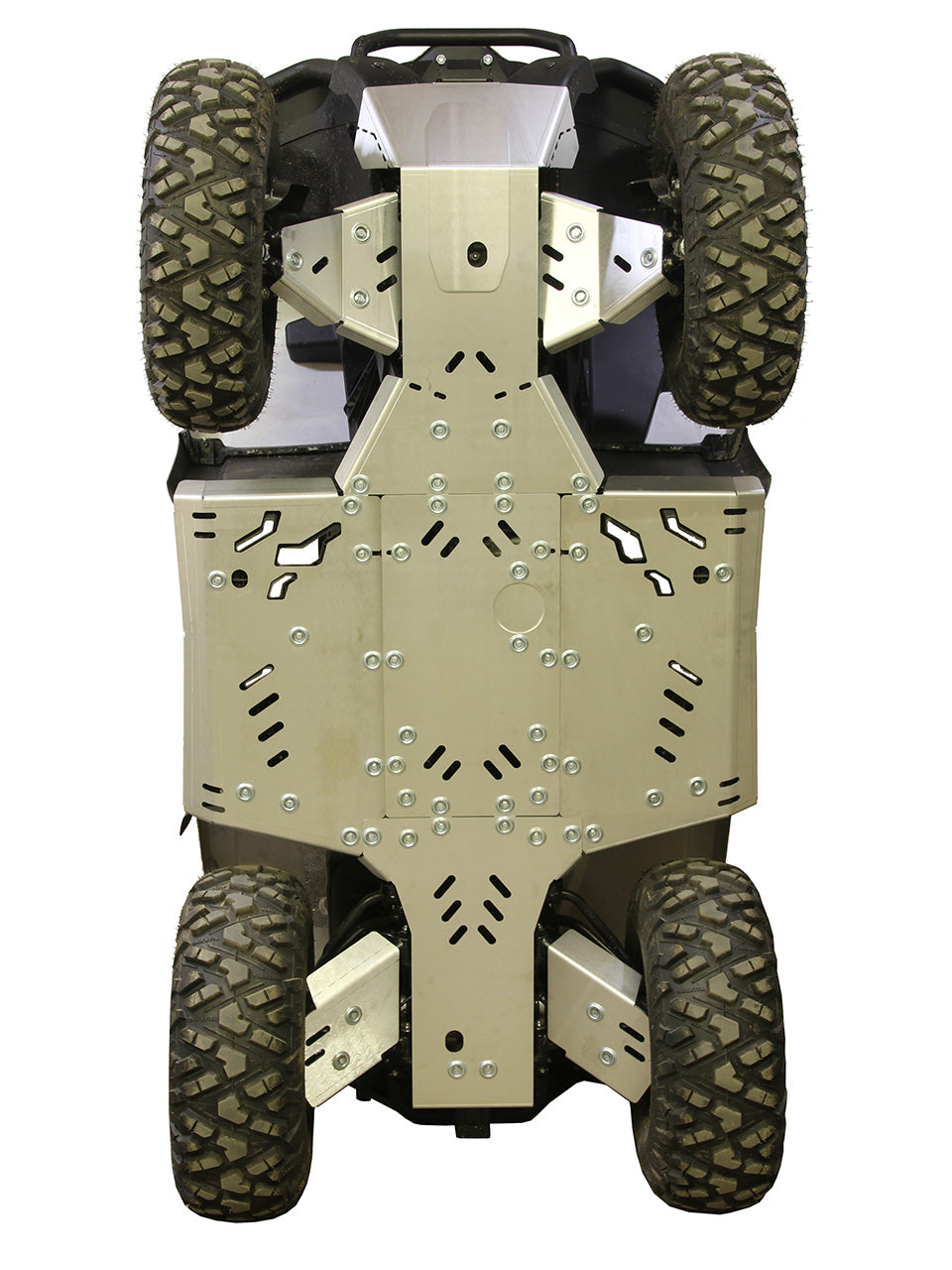 Skid plate full set (aluminium): CFMOTO CFORCE 450-L / 520-L (2022+)