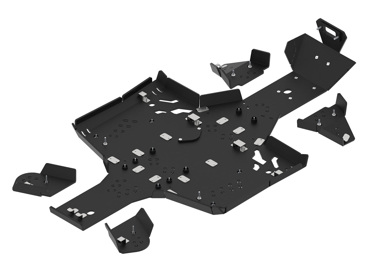 Skid plate full set (plastic): CFMOTO CFORCE 450-L / 520-L (2022+)