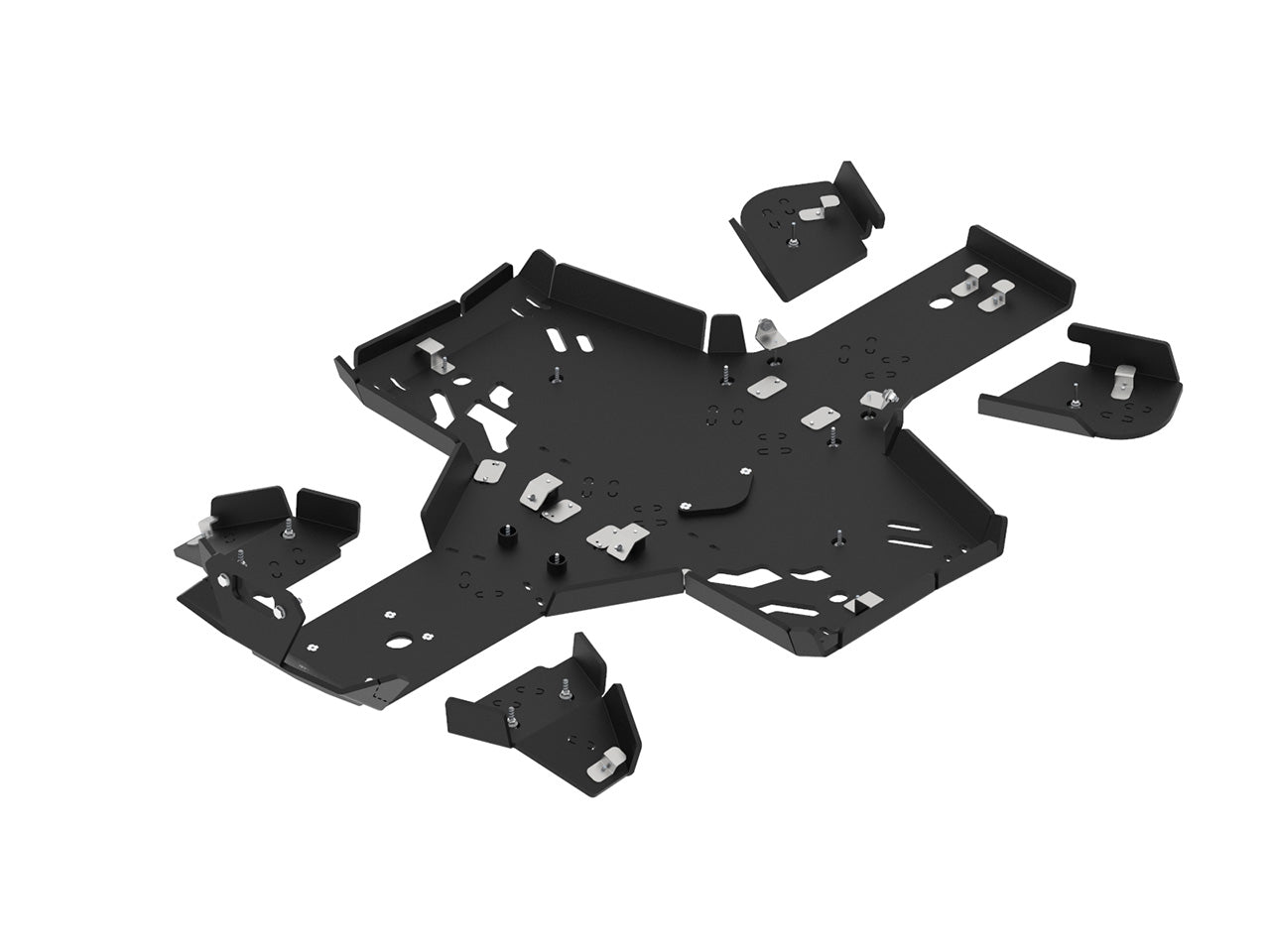 Skid plate full set (plastic): CFMOTO CFORCE 450-S / 520-S (2022+); 2023+ CFORCE 400 / 500 (in USA)