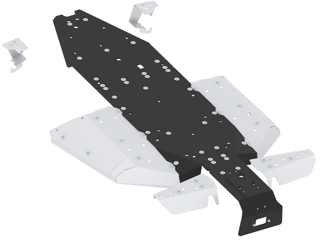 Skid plate full set (aluminium/plastic): ZFORCE 1000 Sport R: ZFORCE 950 H.O. EX