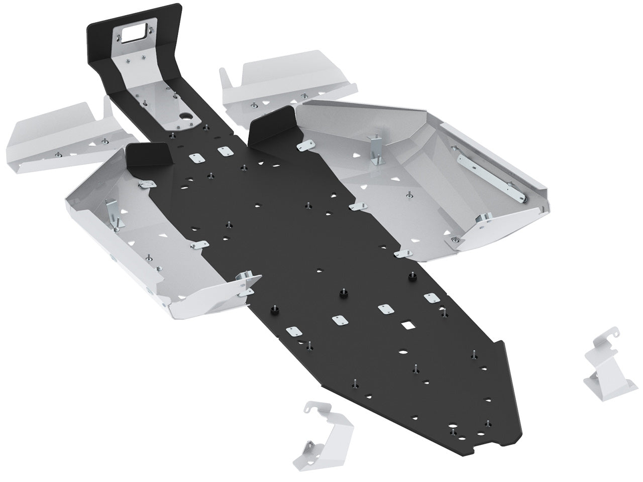 Skid plate full set (aluminium/plastic): ZFORCE 1000 Sport R: ZFORCE 950 H.O. EX