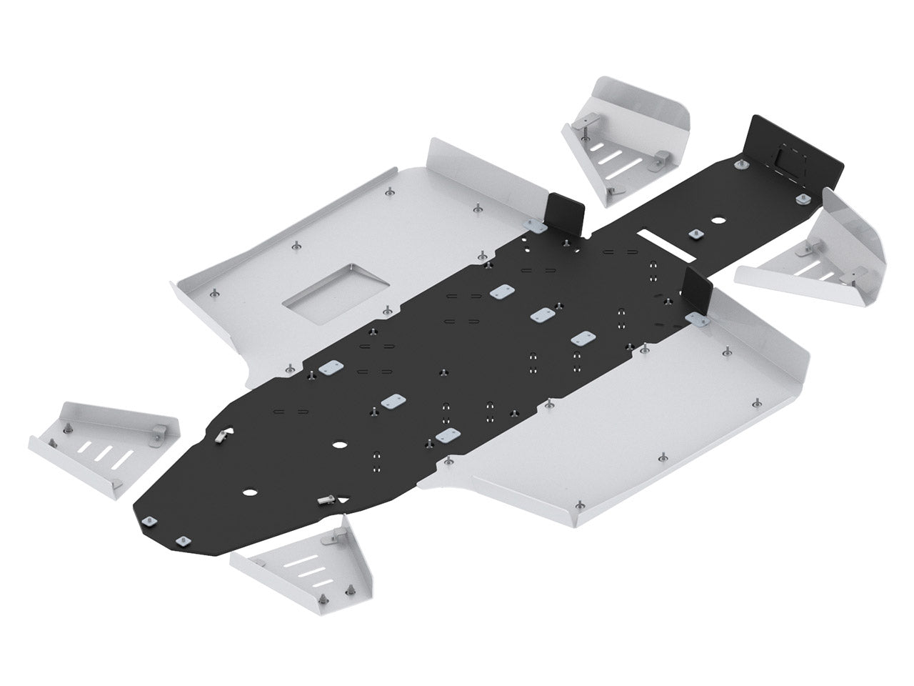 Skid plate (aluminium / plastik): Polaris Ranger 570 SP (2022+): Polaris Ranger 570 Nordic Pro (2022+)