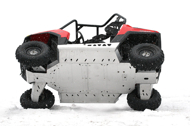 Skid plate full set (aluminium): Polaris RZR 800 S