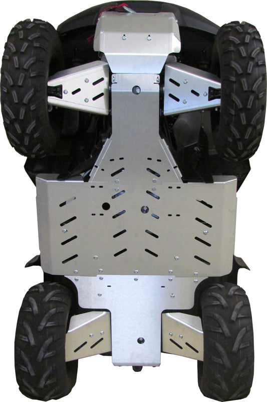 Skid plate full set (aluminium): Suzuki KingQuad 500/750 Axi (EPS)