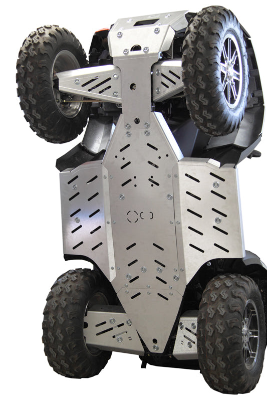 Skid plate full set (aluminium): Polaris Sportsman Touring: 550 X2 / 850 X2: (-2014)