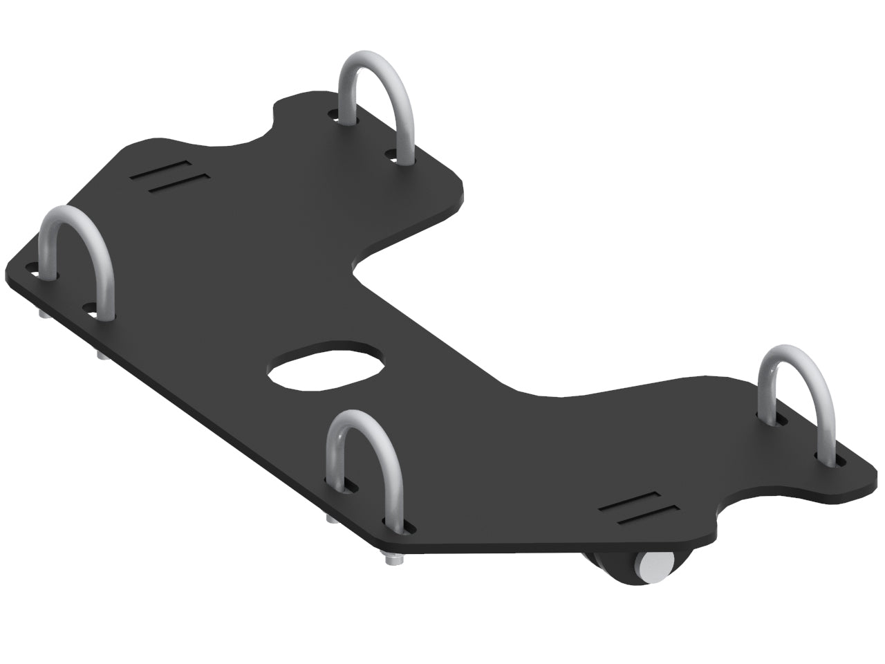 Mid-mount adapter: Yamaha Grizzly / Kodiak