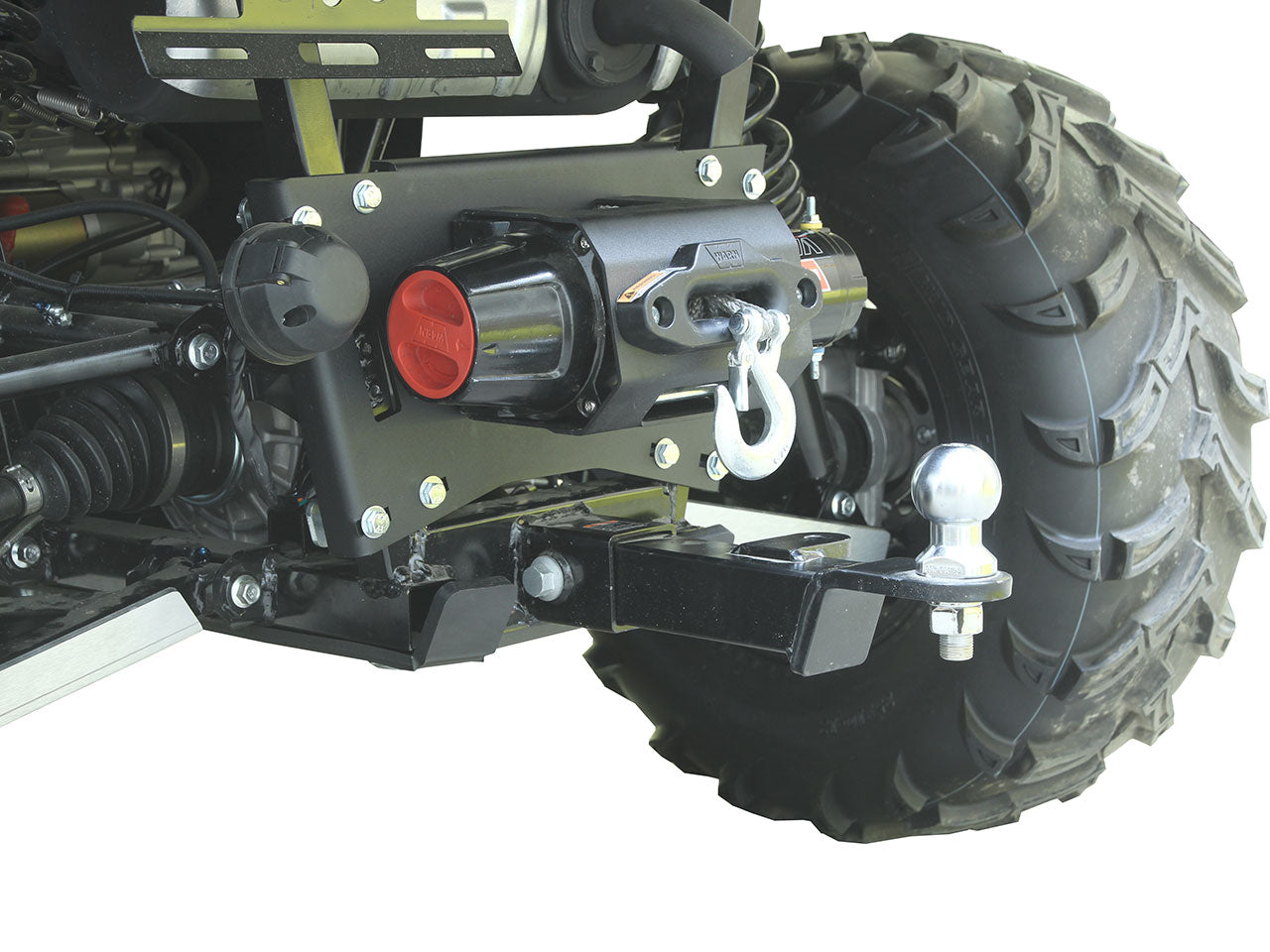 Rear winch mounting kit: CFMOTO UFORCE 600