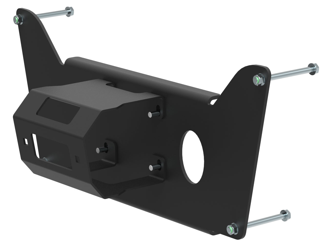 Rear winch mounting kit: Polaris Ranger 400 / EV