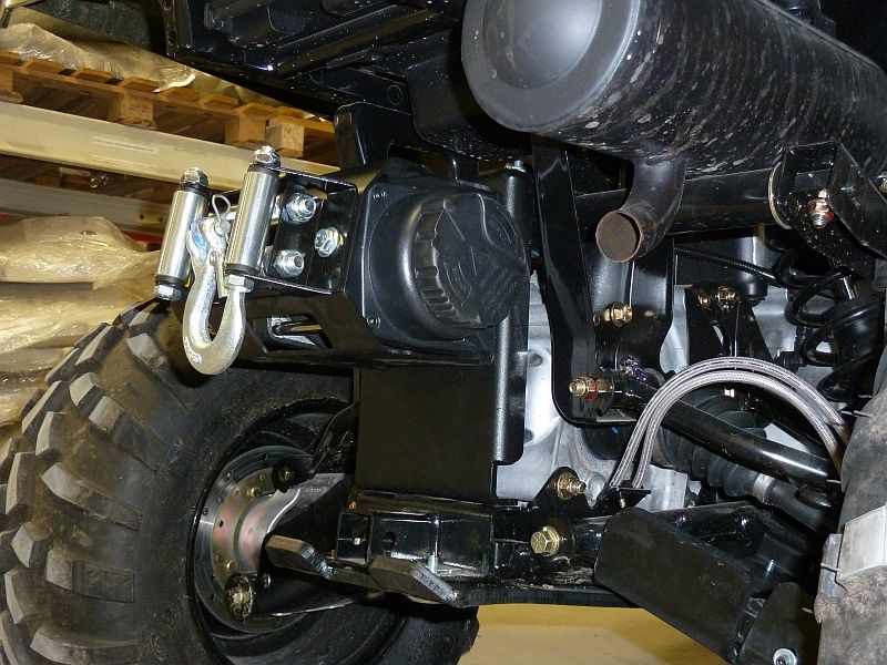 Rear winch mounting kit: Polaris Sportsman 400 / 450 / 500 (-2010)