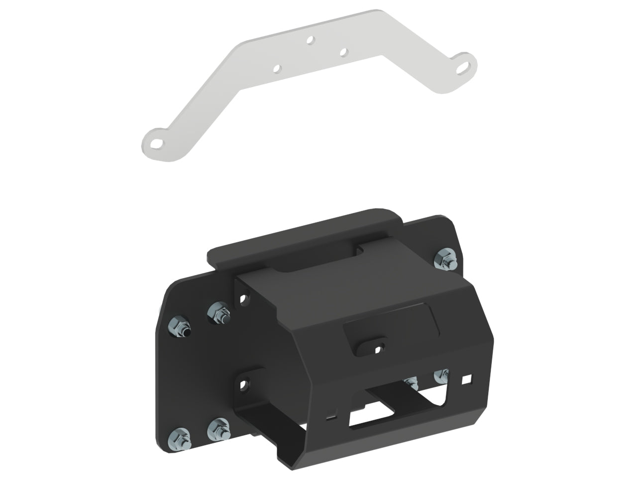 Rear winch mounting kit: KYMCO MXU 700 (-2019)