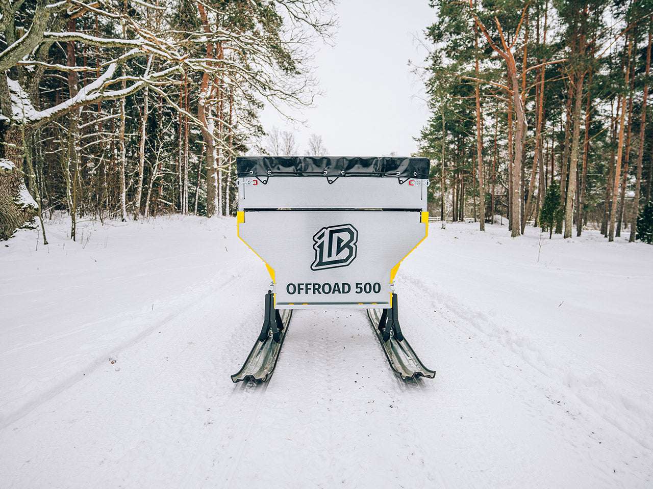 Trailer Skis (OFFROAD 500): for IB trailer p/n 89.1000