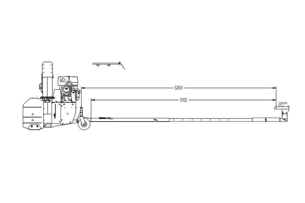 Snow blower 1800 mm / 71 in: Electric starter: 18hp Briggs & Stratton V2