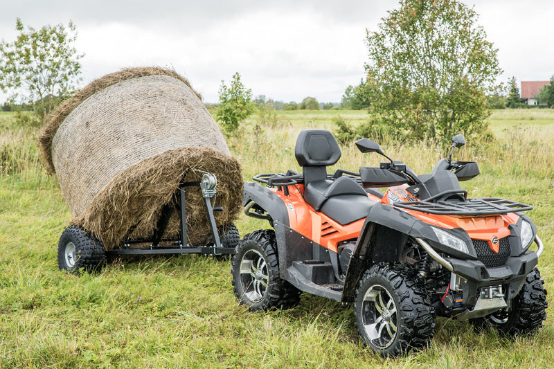 Hay bale trailer