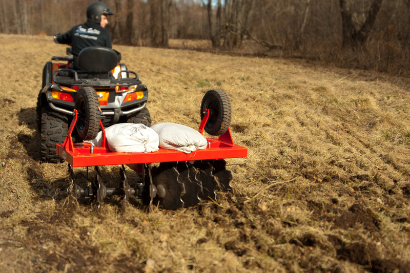 Flip over disc cultivator