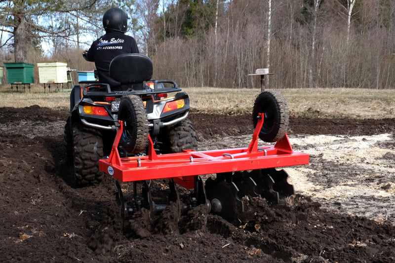 Flip over disc cultivator