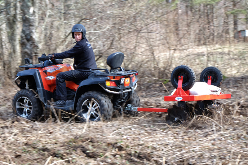 Flip over disc cultivator