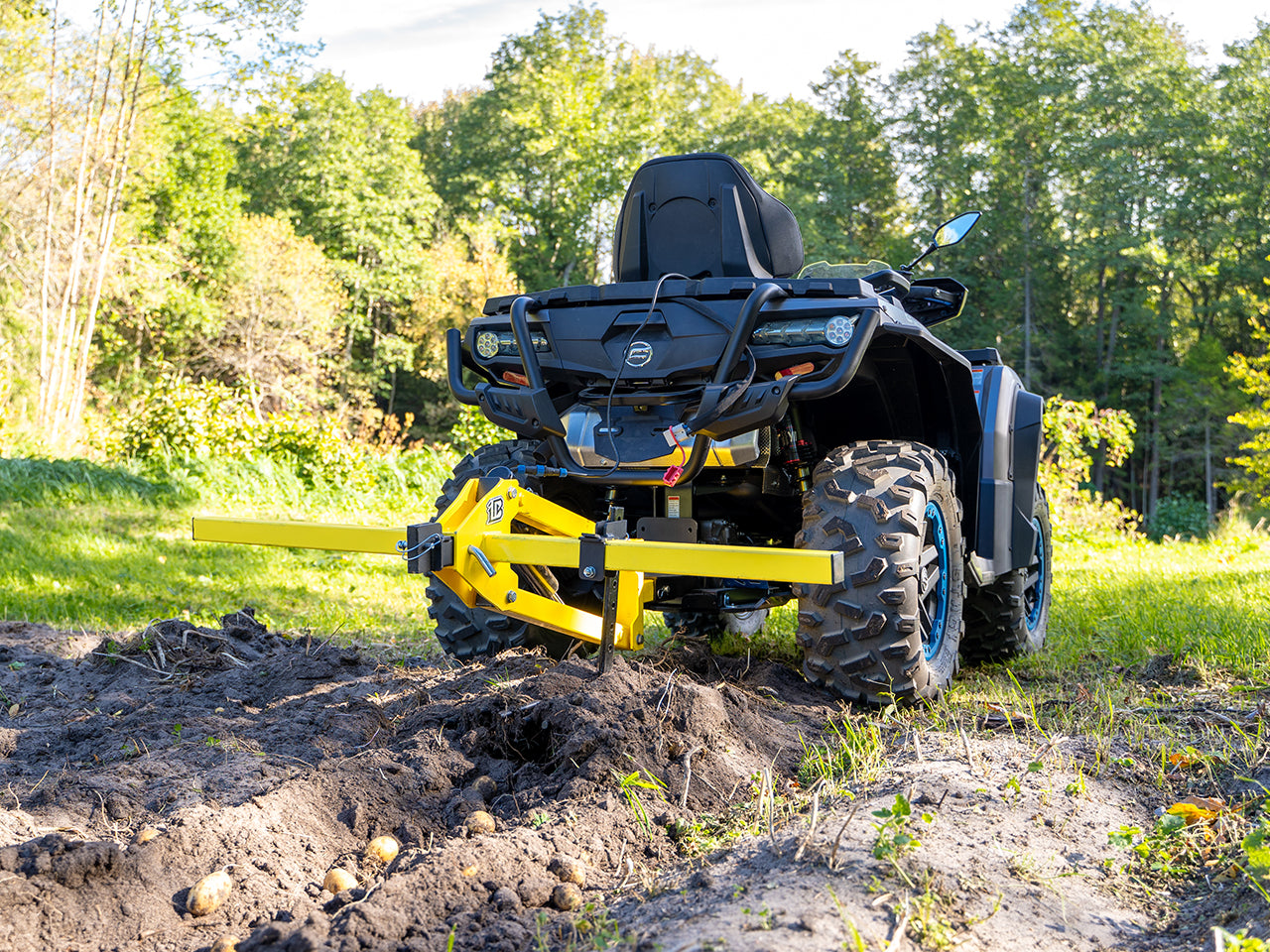 Potato harvester: Potato plow: (Receiver Mount System)