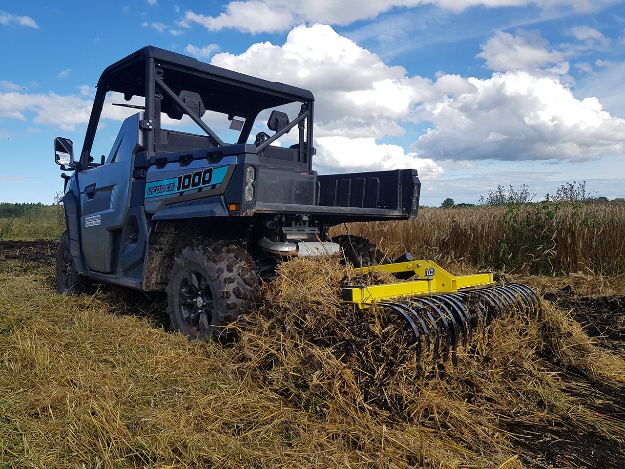 Landscape rake: (Receiver Mount System)