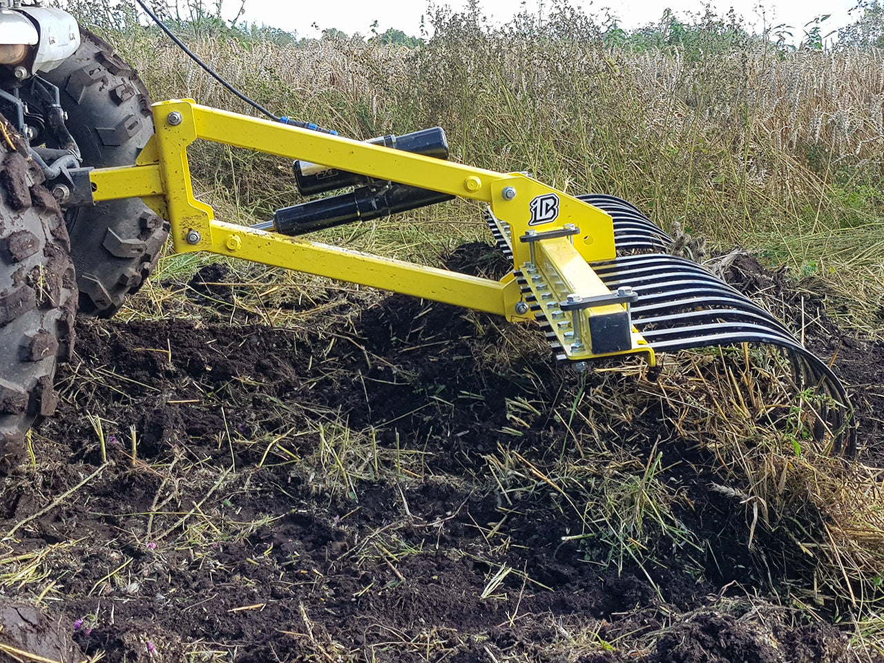 Landscape rake: (Receiver Mount System)