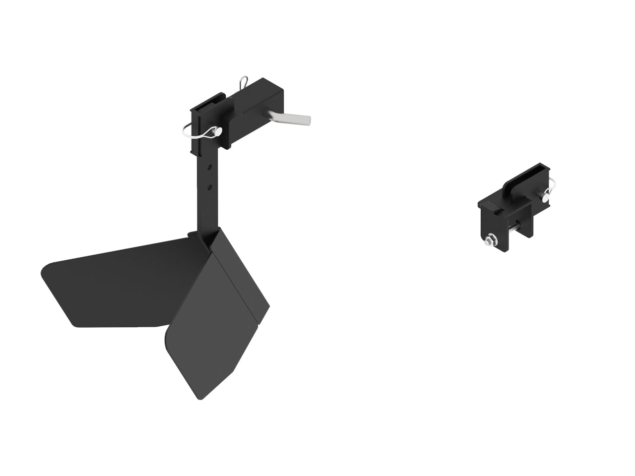 Furrow plough: Two bottom plow: (Receiver Mount System)