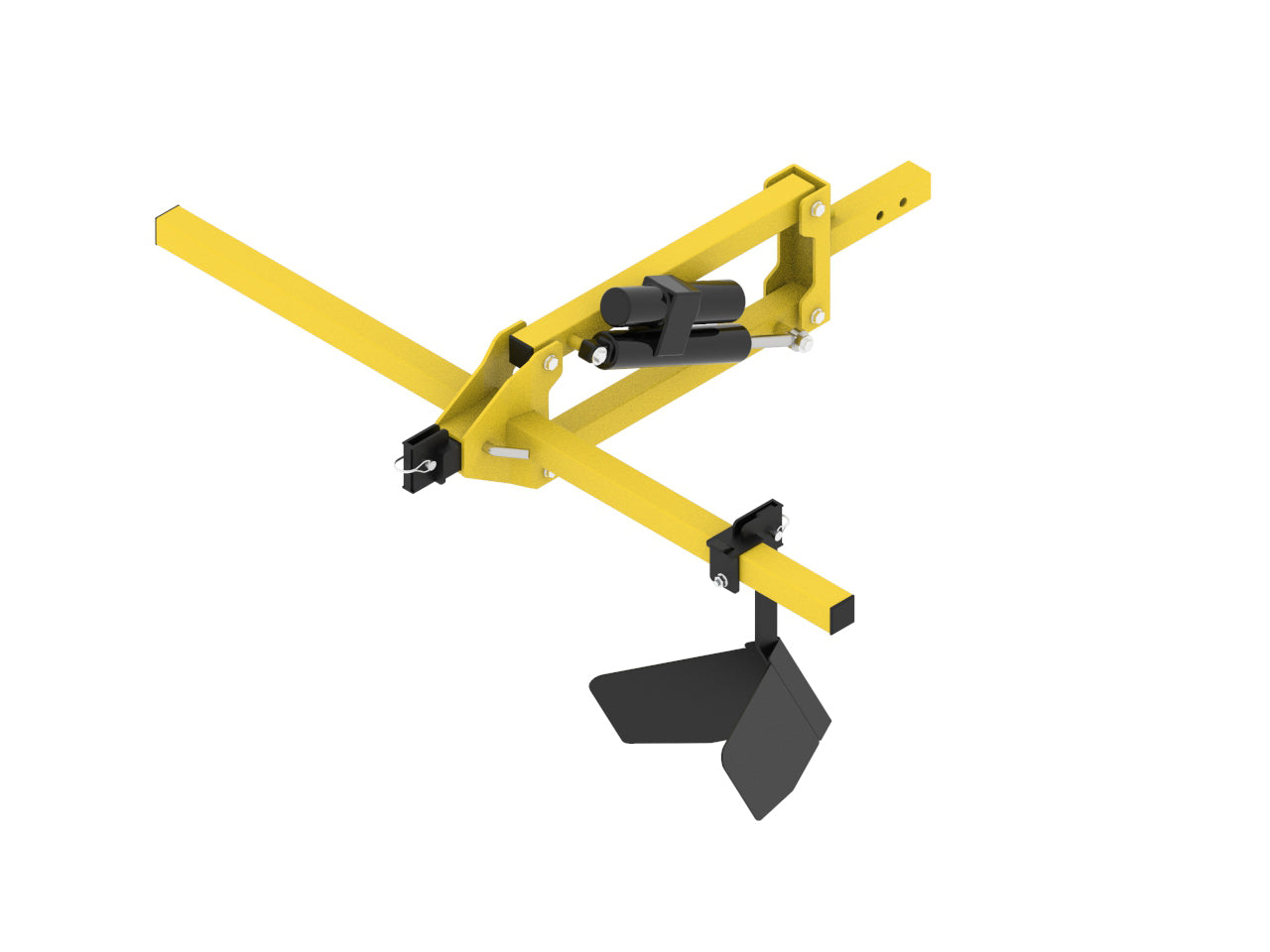 Furrow plough: Two bottom plow: (Receiver Mount System)