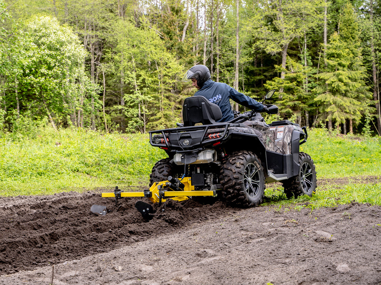 Furrow plough: Two bottom plow: (Receiver Mount System)