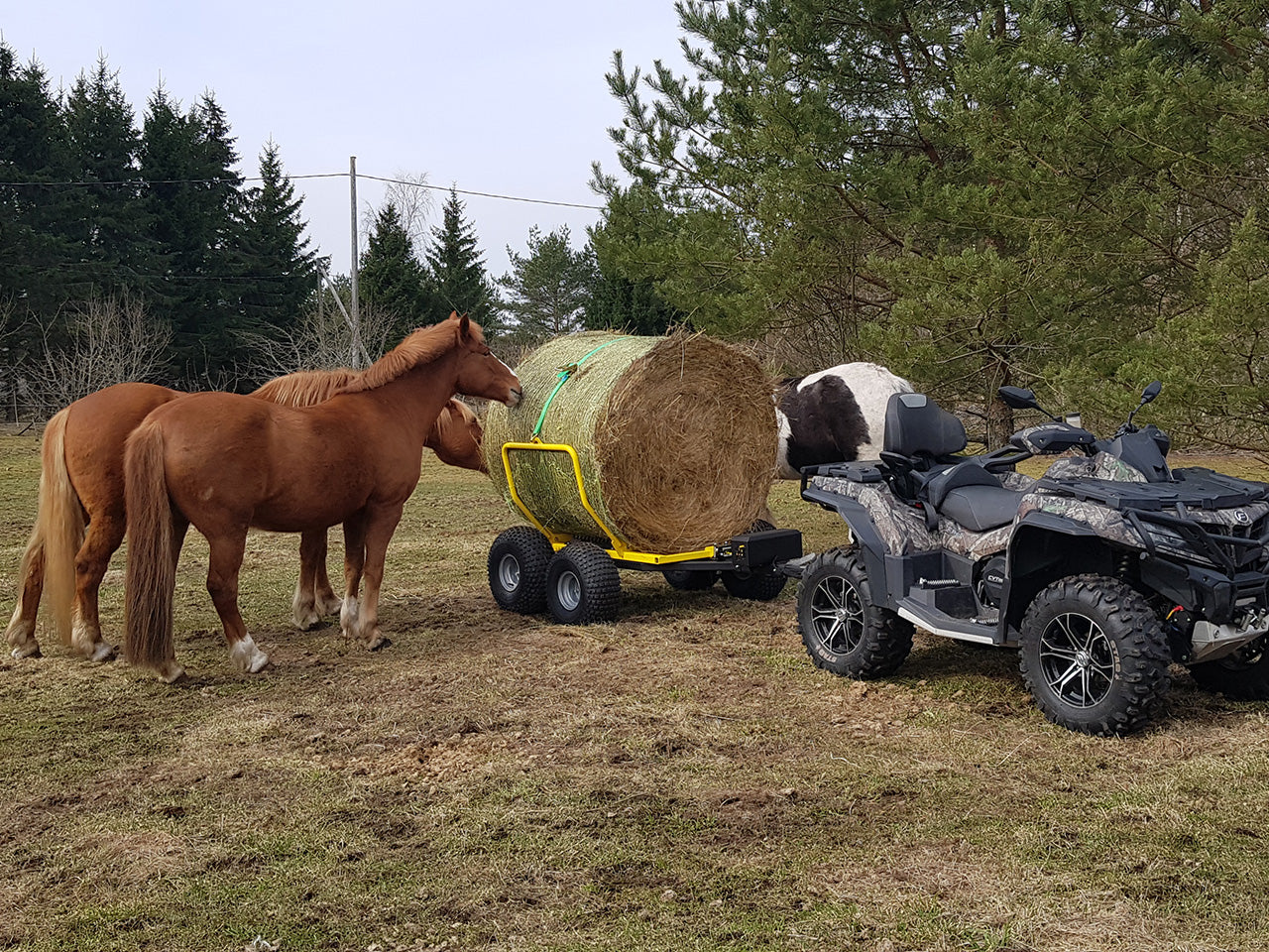 Silo & Hay bale trailer