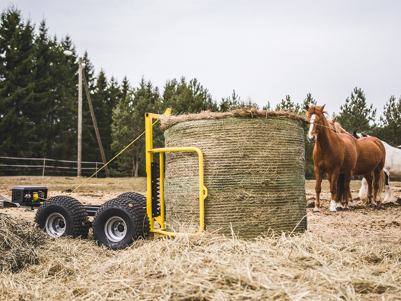 Silo & Hay bale trailer