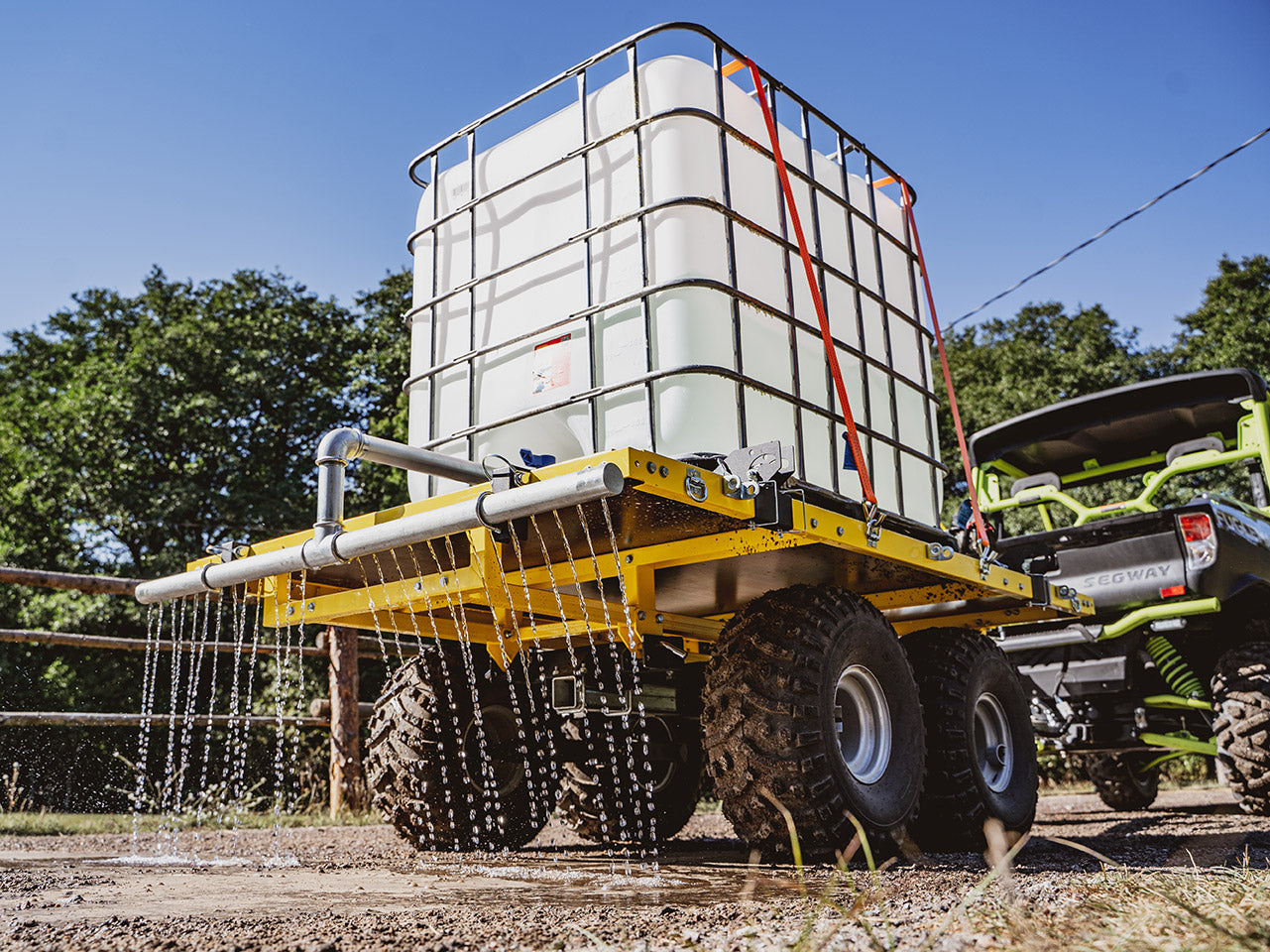 Water tank installation module: Log Bolsters