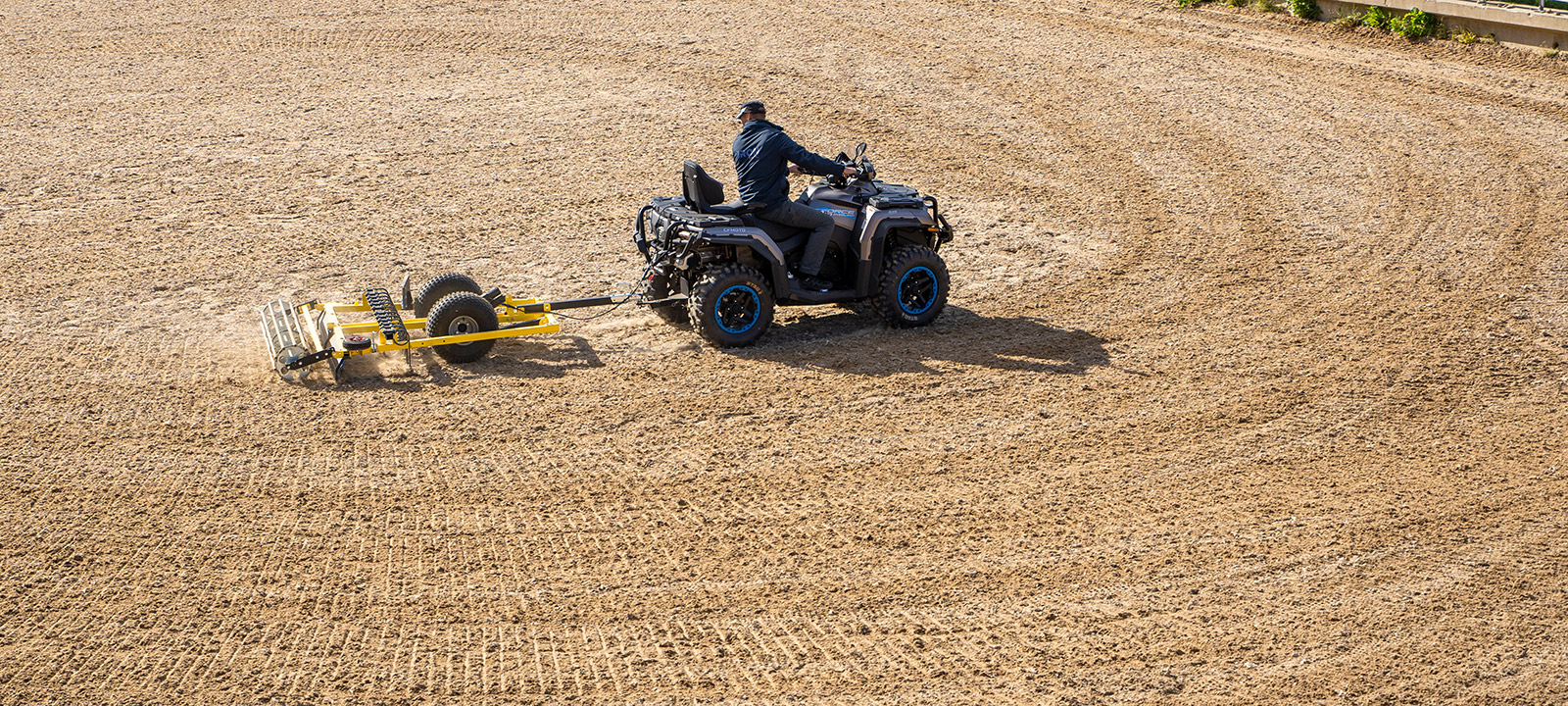 Riding Arena Drag Groomer