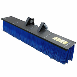 Push broom attachment